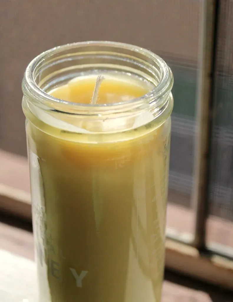 Jardin: Herbal jar candle in clear glass
